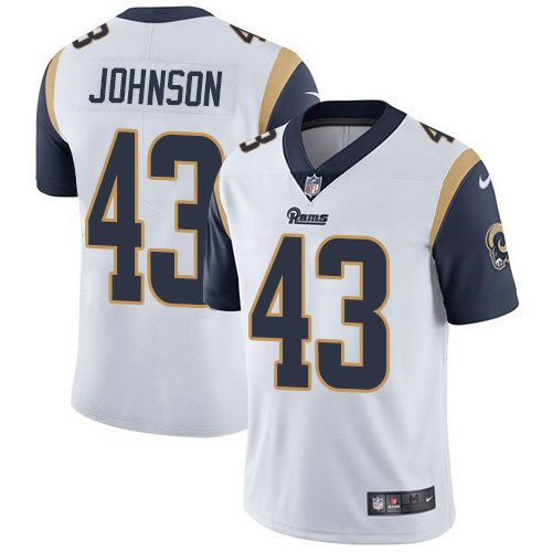 Nike Men & Women & Youth Rams 43 John Johnson White NFL Vapor Untouchable Limited Jersey,We sell and wholesale Nike Men & Women & Youth Rams 43 John Johnson White NFL Vapor Untouchable Limited Jersey on line form chian!